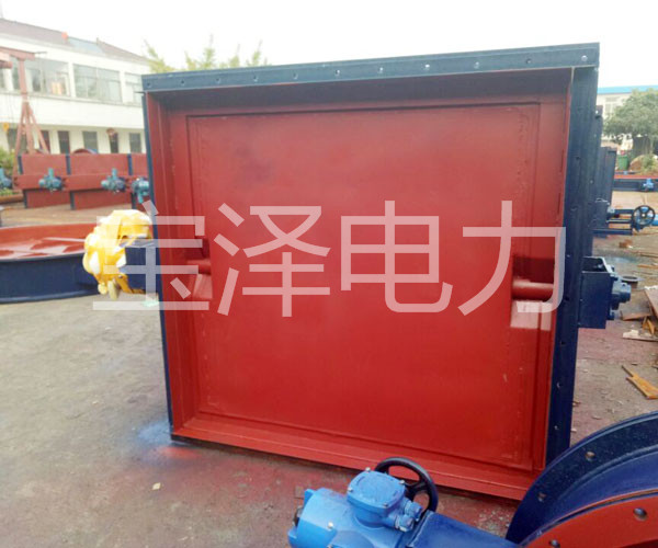 電動(dòng)雙百葉擋板門