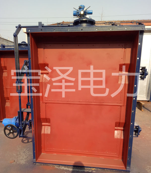 電動(dòng)雙百葉密封風(fēng)擋板門